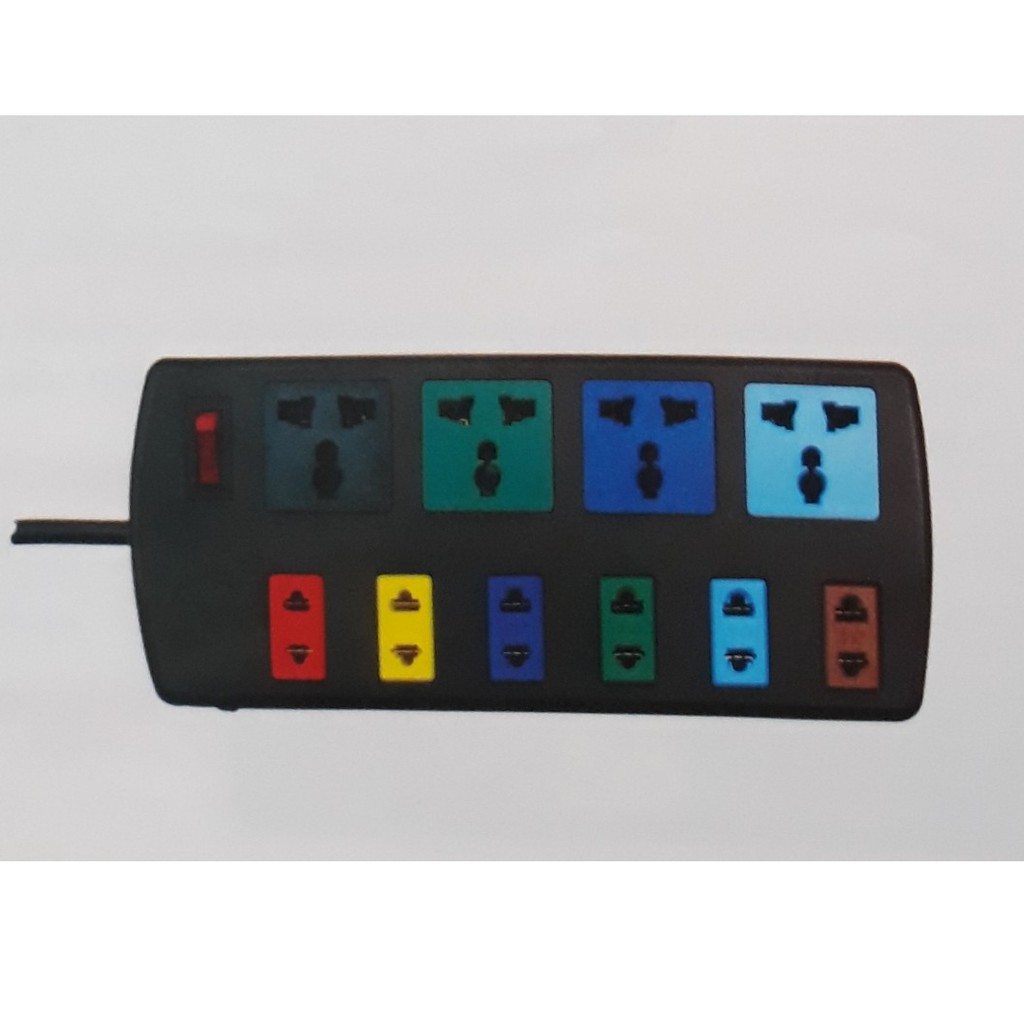 Ổ cắm kéo dài đa năng kết hợp 10 ổ LiOA 4D6S52