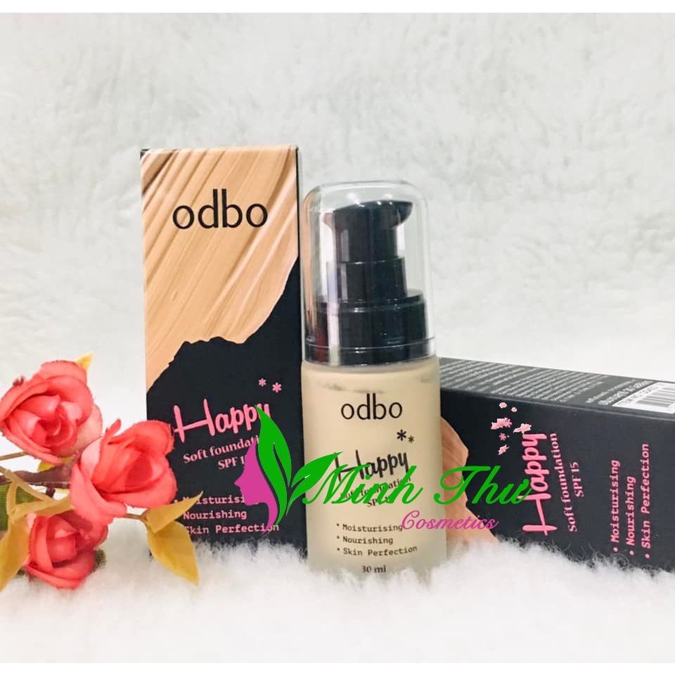 Kem Nền Dưỡng Ẩm Odbo Happy Soft Foundation SPF15 OD423