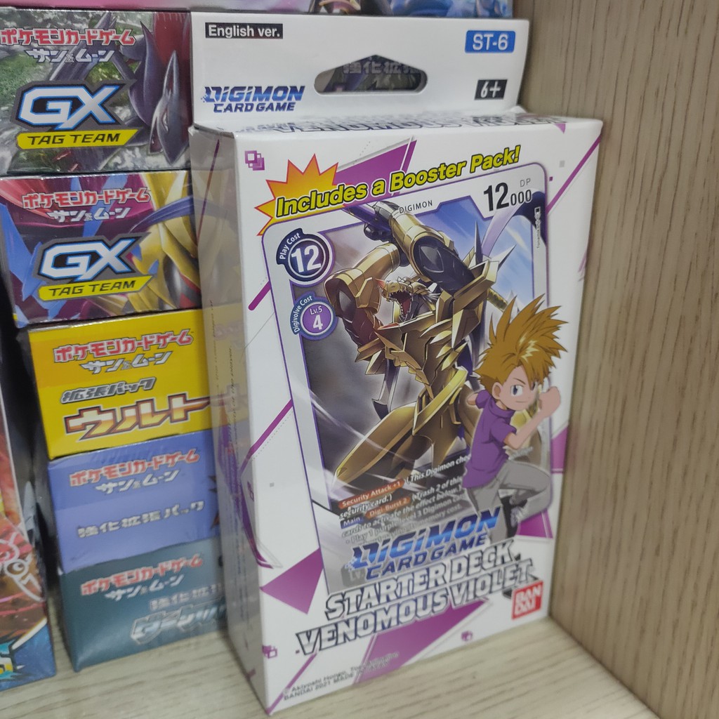 Tất cả hộp Thẻ Bài Digimon tiếng Anh cho người khởi đầu Chính Hãng Bandai