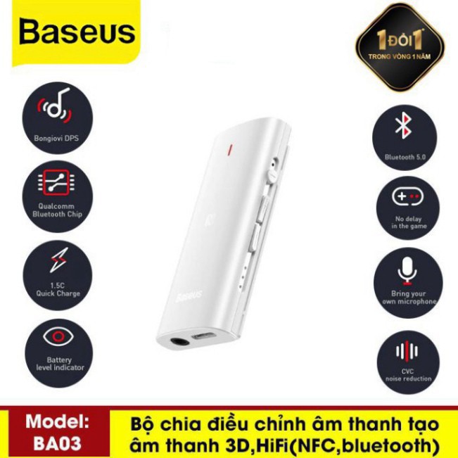 [CHÍNH HÃNG] Bộ Chia Và Điều Chỉnh Âm Thanh BA03 Kết Nối Bluetooth Công Nghệ Lọc Tiếng Ồn Âm Thanh Cho Mic Cho Âm Thanh