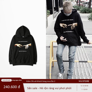 [NY3202] Áo hoodie lót lông in hình "Bàn Tay" áo nỉ (NELLY)