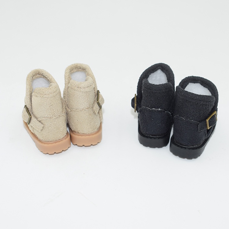 Bốt dạ cao cấp dài 5cm cho búp bê bông kích thước 20cm