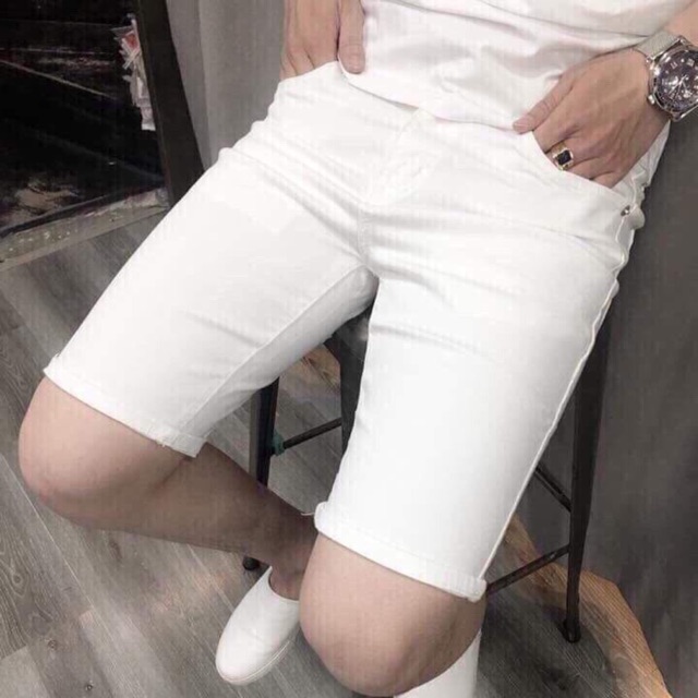 Quần short nam trắng cao cấp ( kèm video) 401 | BigBuy360 - bigbuy360.vn