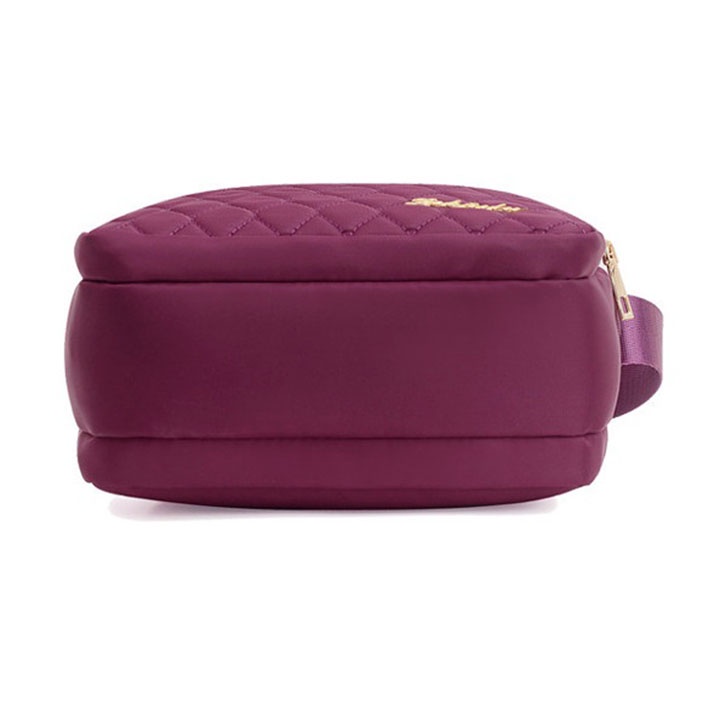 Túi đeo chéo nữ vải dù trần trám, nhiều ngăn chống nước, phong cách Hàn Quốc Size 26cm TUI-58