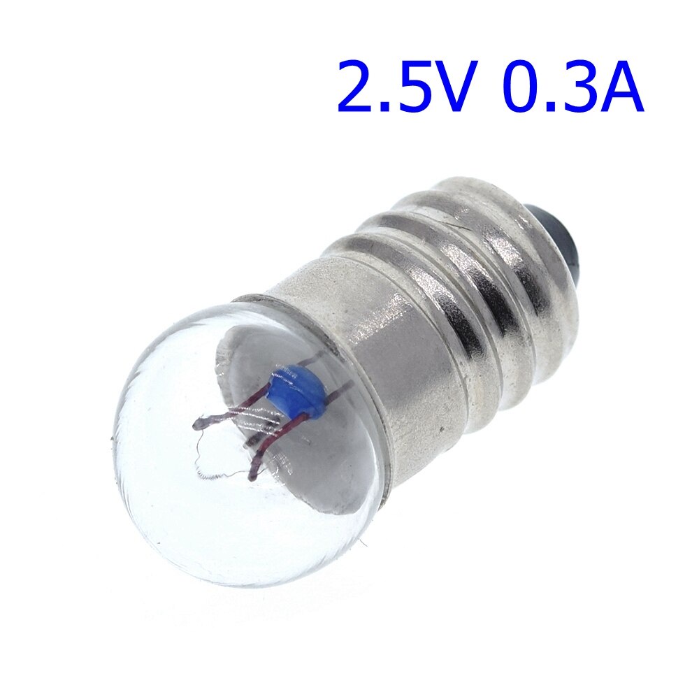 Set 10 Bóng Đèn Nhỏ 0.3A 0.5A 1.5V 2.5V 3.8V 6V Dùng Trong Thí Nghiệm Vật Lý