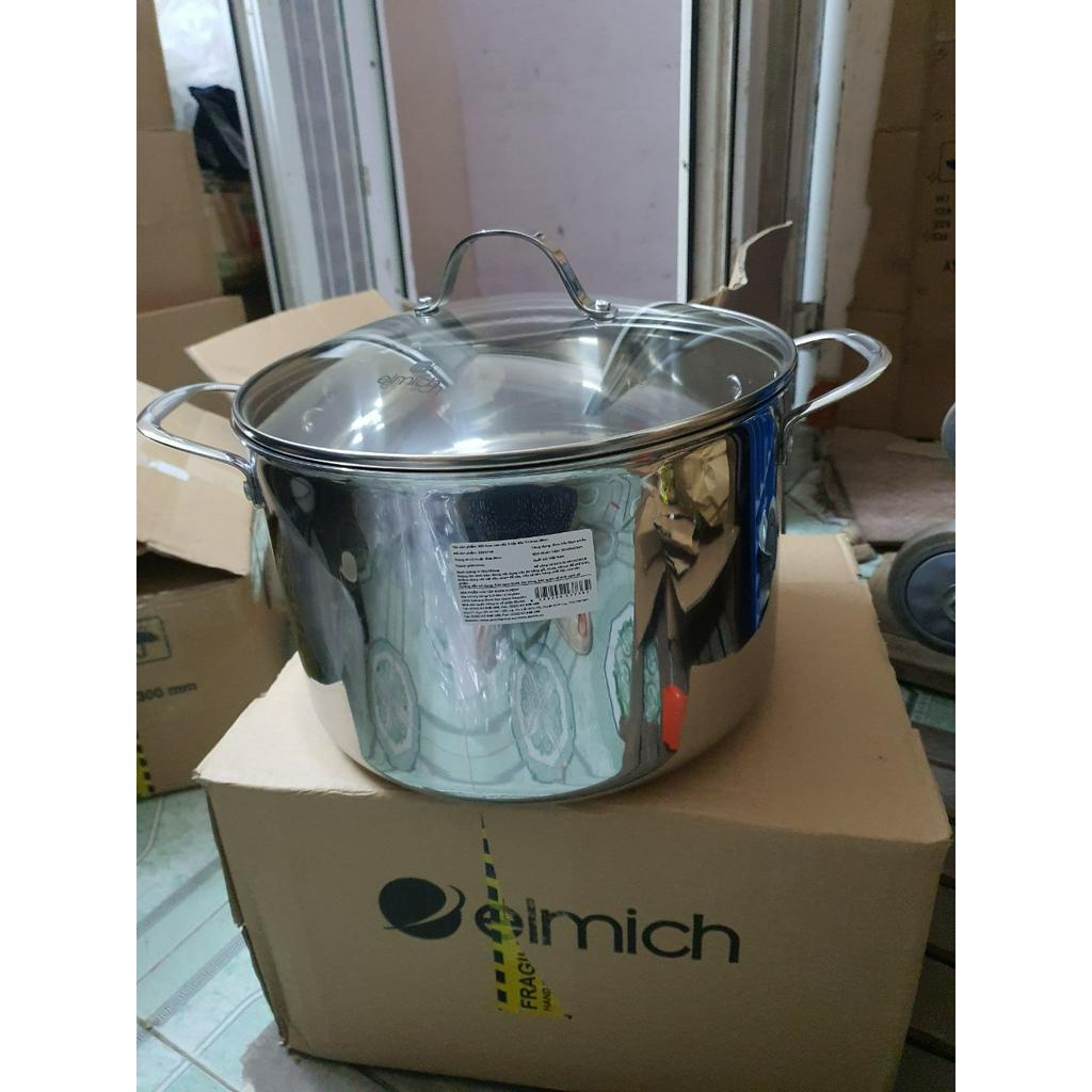 Nồi luộc gà 3 đáy Trimax đúc liền nguyên khối 28cm Elmich EL-3736