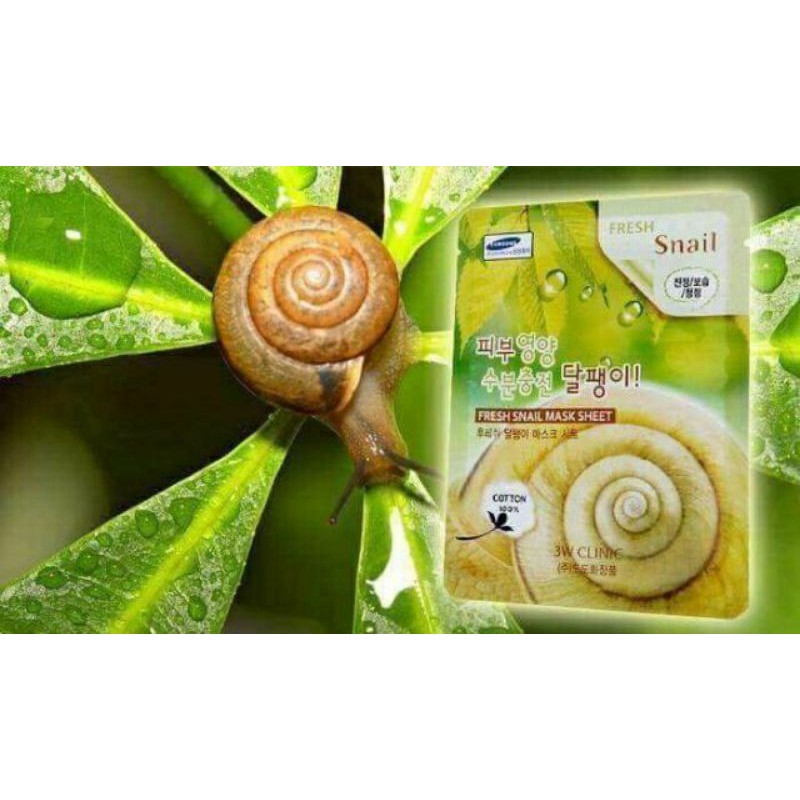 Mặt Nạ Ốc sên chính hãng Hàn Quốc 3W Clinic Snail