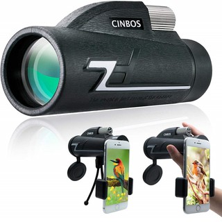 Kính thiên văn CinBos 16x50, Phạm vi một mắt có công suất cao với Bộ chuyển đổi điện thoại và Chân máy