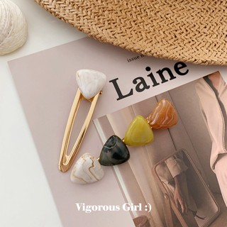 Kẹp tóc vân đá sang chảnh