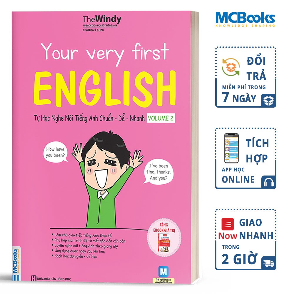 Sách - Your Very First English - Tự Học Nghe Nói Tiếng Anh Chuẩn Dễ Nhanh Volume 2 - Học Kèm App Online