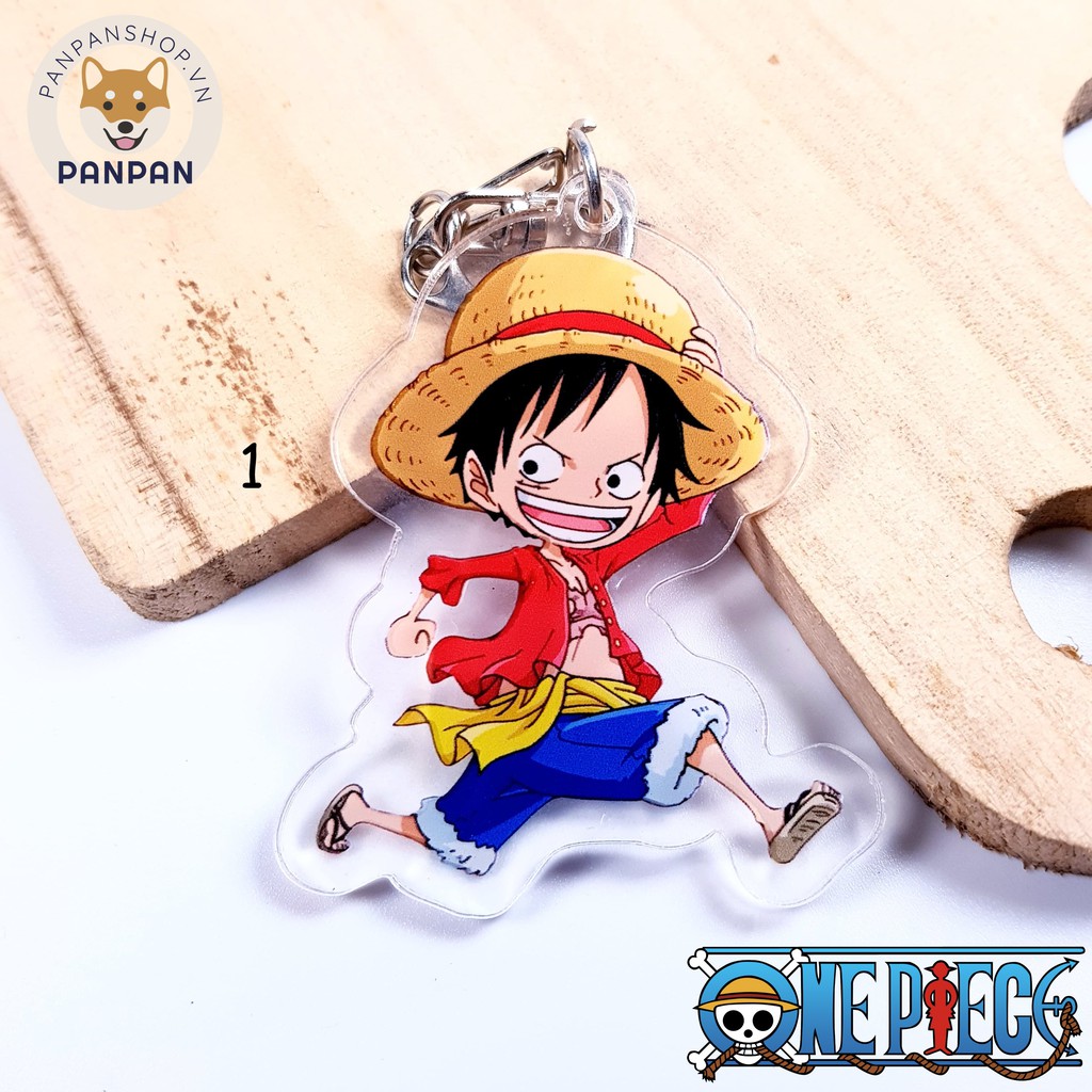 Móc Khoá Anime Mica Acrylic One Piece 2 (6cm)