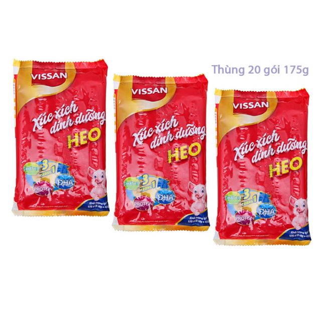 Xúc xích dịnh dưỡng VISSAN hương vị heo