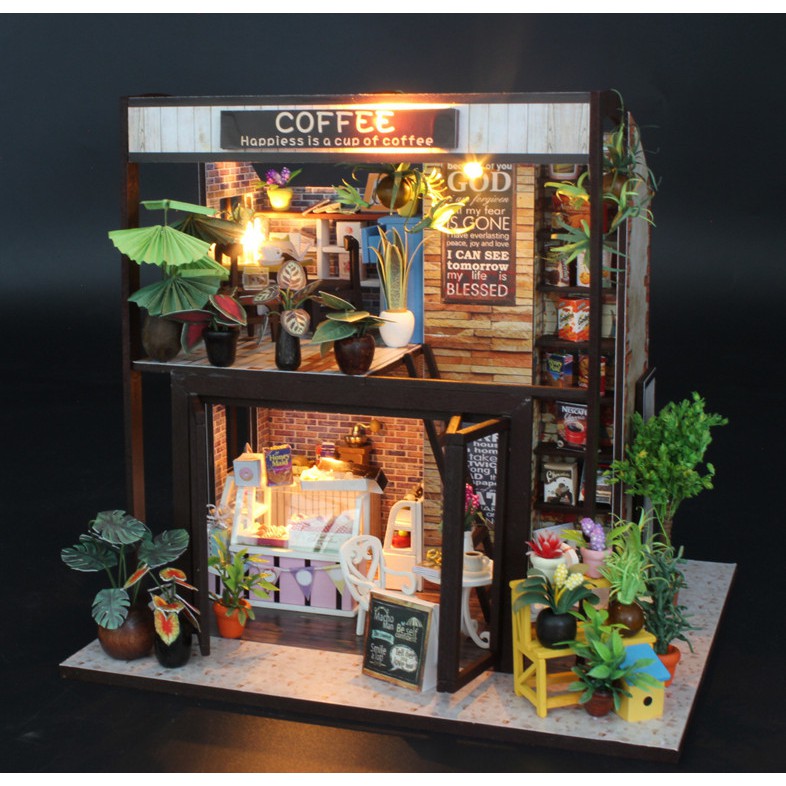 Mô hình DIY quán cà phê - Coffee House