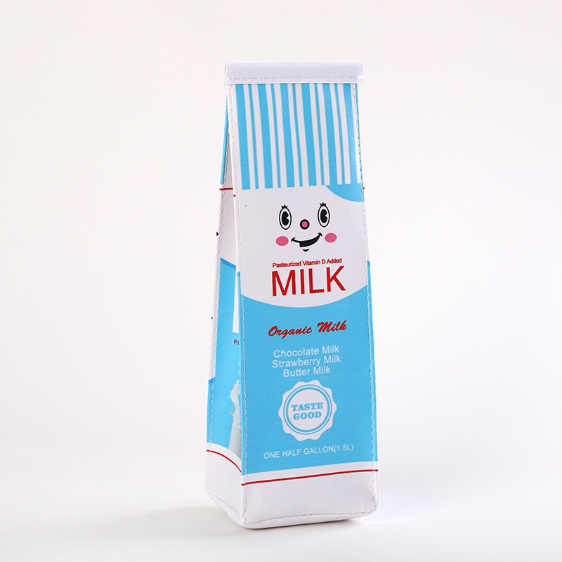 Túi Đựng Bút Hình Hộp Sữa Thiết Kế Đơn Giản Dễ Thương Cho Nữ