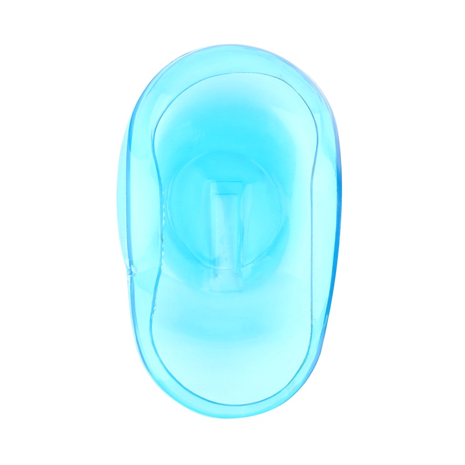 Set 2 Vỏ Silicon Trong Suốt Bảo Vệ Tai Khi Nhuộm Tóc Màu Xanh Dương