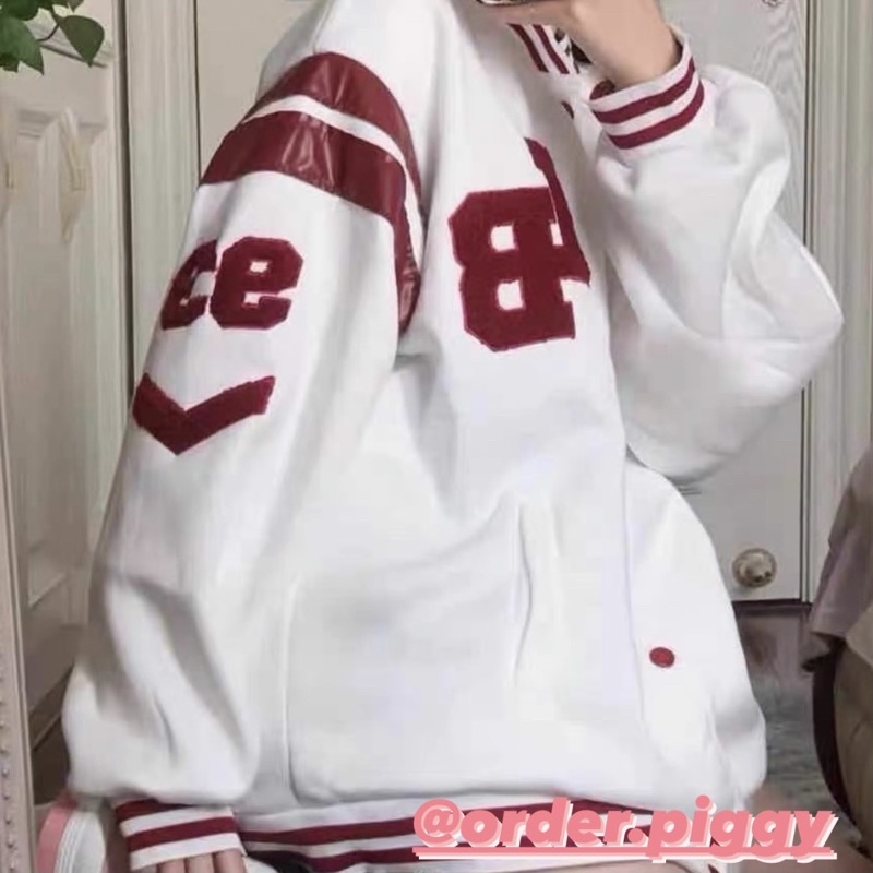 Áo Khoác MLBNY Jacket Baseball Nỉ - Chính Hãng