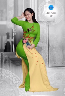 Vải may áo dài con vẹt