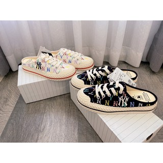 [AUTHENTIC]GIÀY MLB MULE MONOGRAM RAINBOW