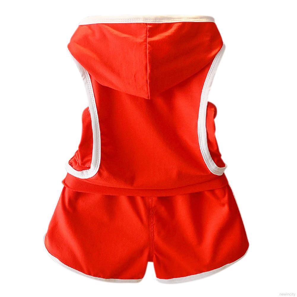 Set áo sát nách và quần short đáng yêu dành cho bé trai