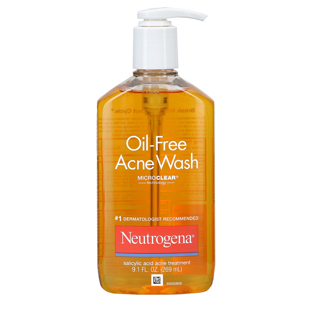 Sữa rữa mặt Neutrogena Oil Free Acne Wash 269ml