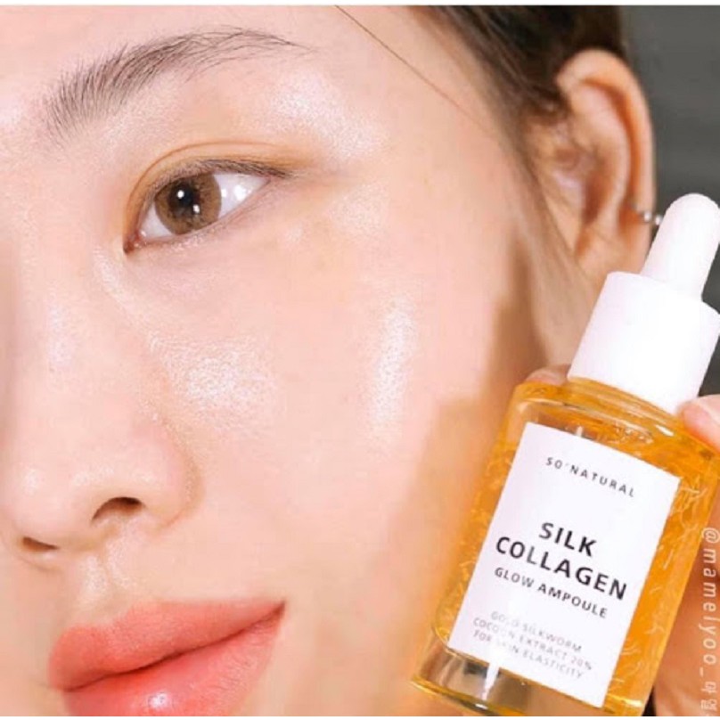 [SALE OFF] SERUM DƯỠNG DA NGĂN NGỪA LÃO HÓA SILK COLLAGEN SO NATURAL COLLAGEN GLOW AMPOULE 30ml
