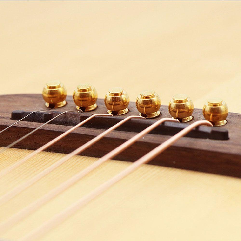 SUSANS Đinh Cố Định Dây Đàn Guitar Bằng Đồng Thau Cứng Hình Nón
