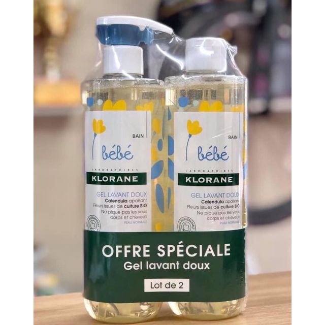 Sữa tắm Klorane cho bé 500ml