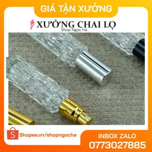 Lọ Chiết Nước Hoa ❤ GIÁ TỐT NHẤT ❤ Chai lọ chiết nước hoa khổ qua 10ml, 15ml đựng dầu thơm , phụ kiện du lịch