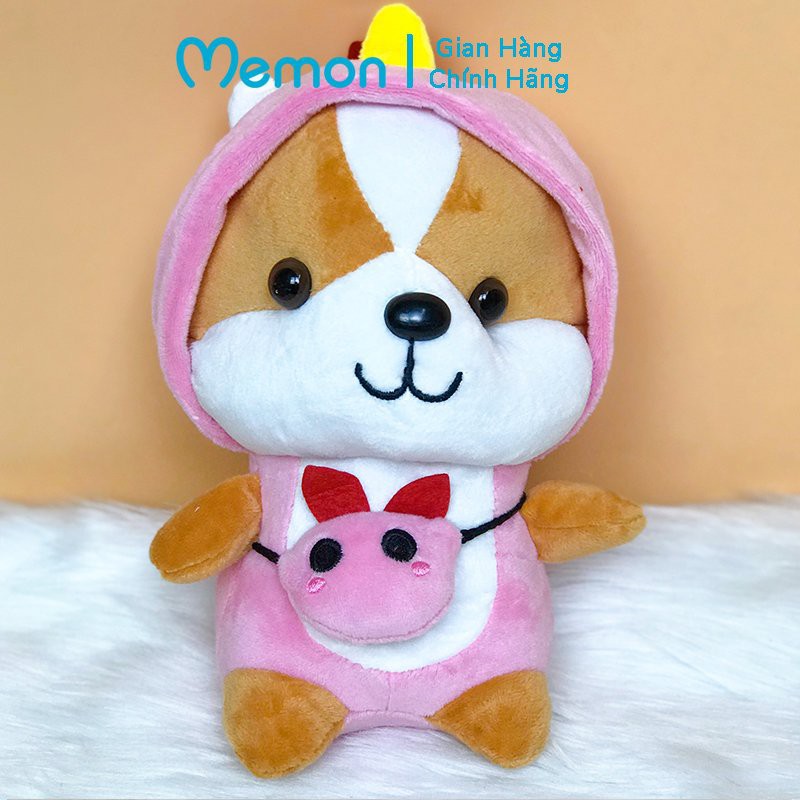 DRXC1 Chó Bông Shiba Cosplay 25 cm Cao Cấp Memon 25