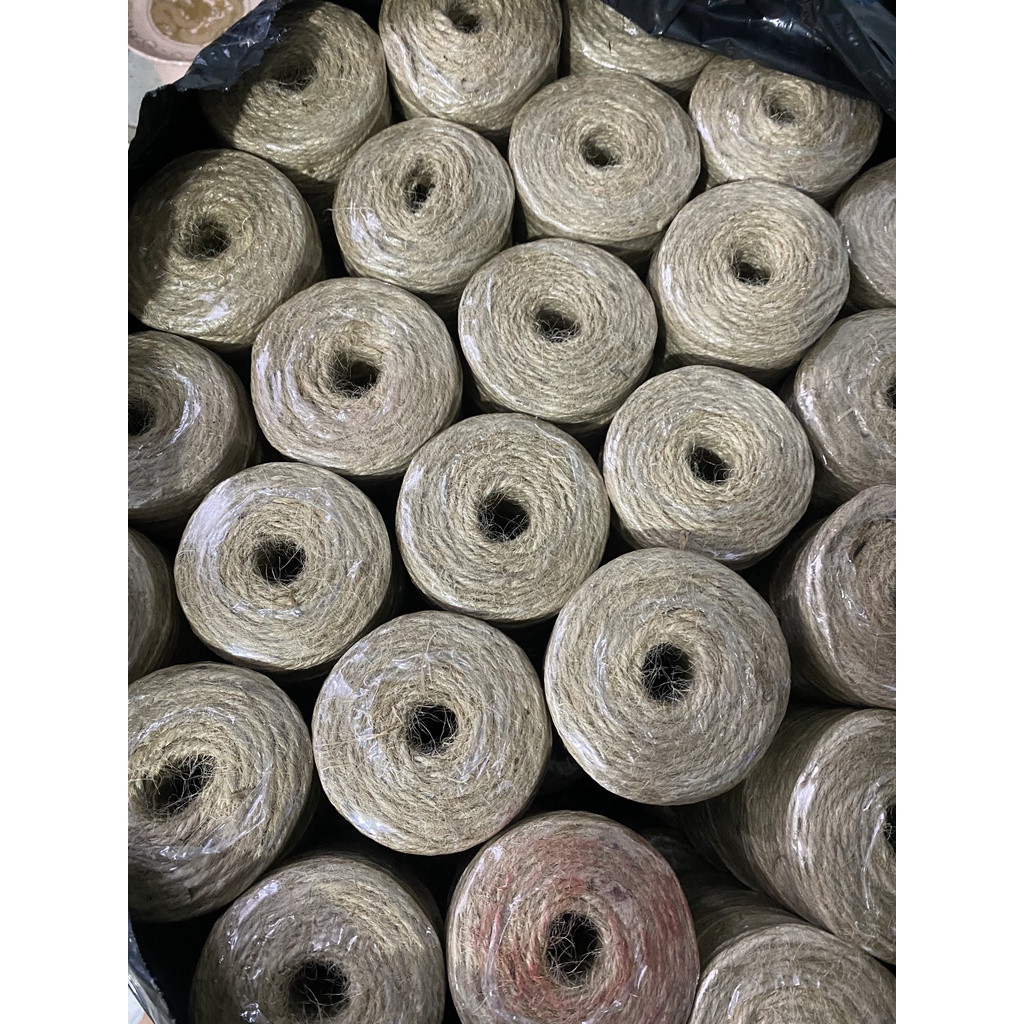 Dây thừng gỗ 100m làm trang trí, handmade