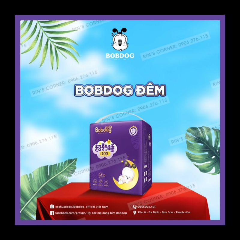 ⚡𝐅𝐫𝐞𝐞𝐬𝐡𝐢𝐩⚡ Tã quần Bobdog đêm size M20/L18/XL16/XXL14 miếng