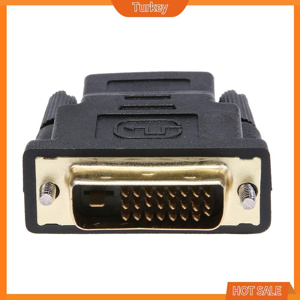 Đầu Chuyển Đổi Tk-hdmi-compatible Female Sang Dvi 24 + 1pin Male