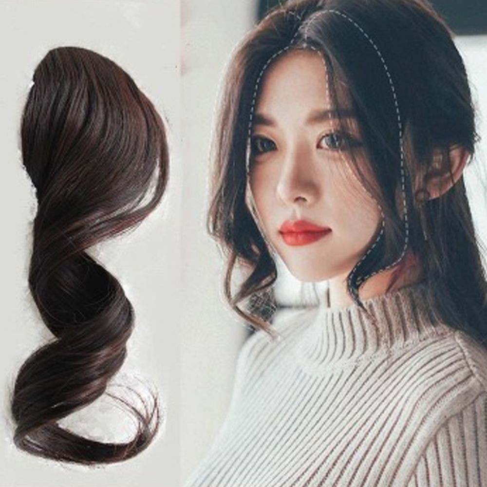 Tóc mái giả bằng lụa chịu nhiệt cao cho nữ