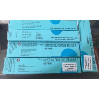 Kem bôi trị bỏng silvirin tuýp 20g