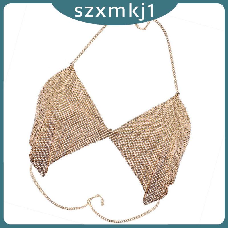Vòng cổ Bodychain Mặc Bikini Đính Đá Thời Trang Quyến Rũ