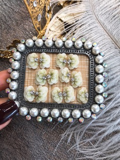 cúc 4 tầng, hoa bột nail