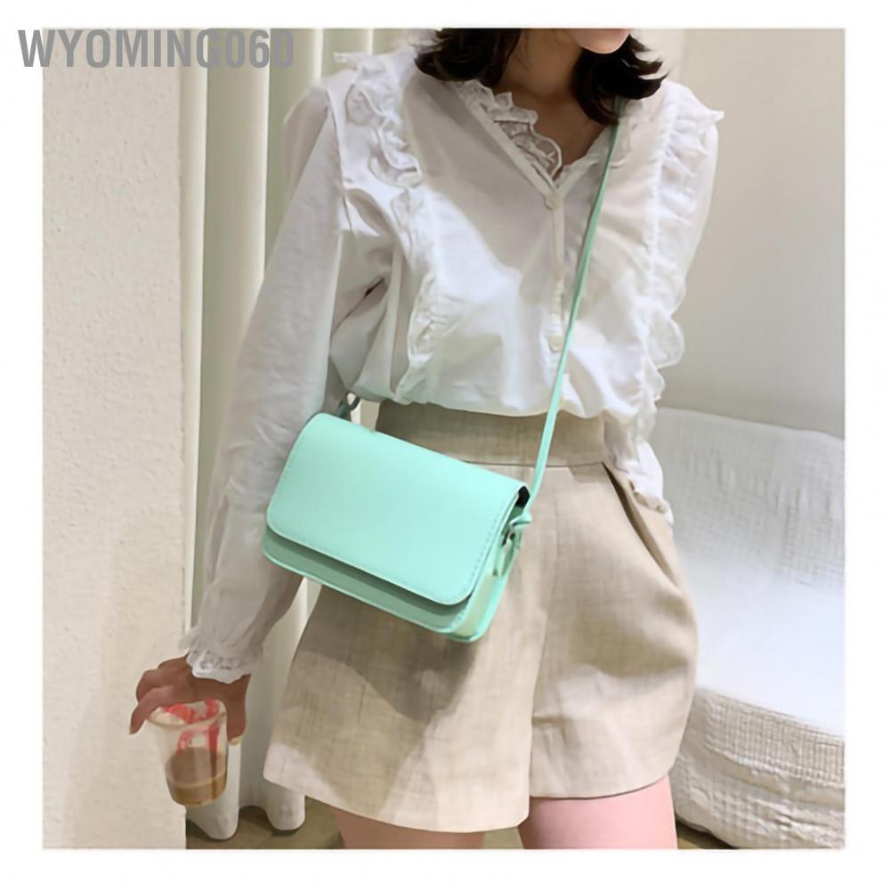 Túi Đeo Chéo Da PU Wyoming060 Phong Cách Hàn Quốc Cho Nữ【Wyoming060】