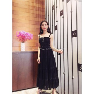 váy maxi đan dây ngực
