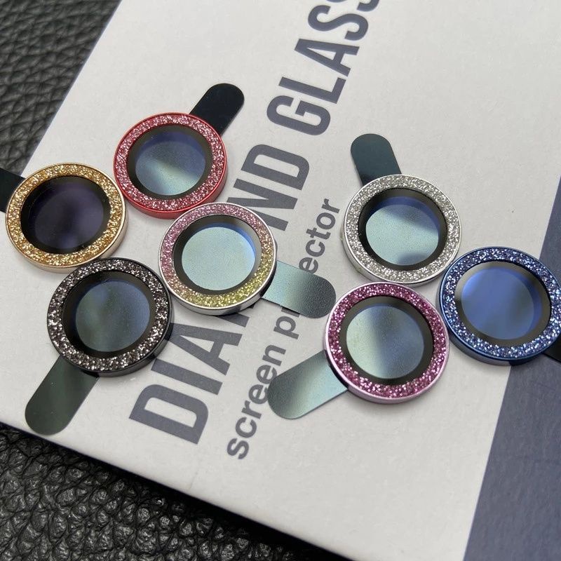 Samsung Z Fold 3 5G_Bộ 3 dán lens bảo vệ mắt camera kim cương nhũ vỉ