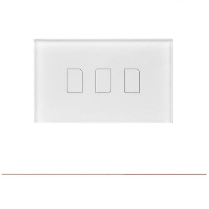 Công Tắc Cảm Ứng Điều Khiển Từ Xa Broadlink TC2 UK WH/3-Gang, cao cấp
