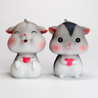 Móc khoá chuột hamster MKN15 móc khoá cute móc khoá dễ thương