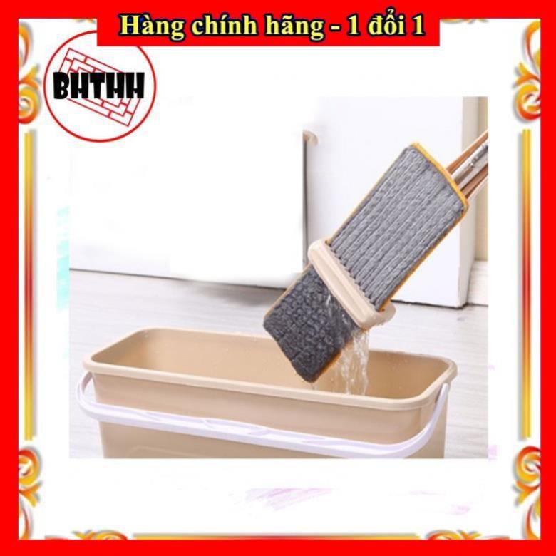 [Top sale] - cây lau nhà tự vắt | chổi lau nhà spin mop 360