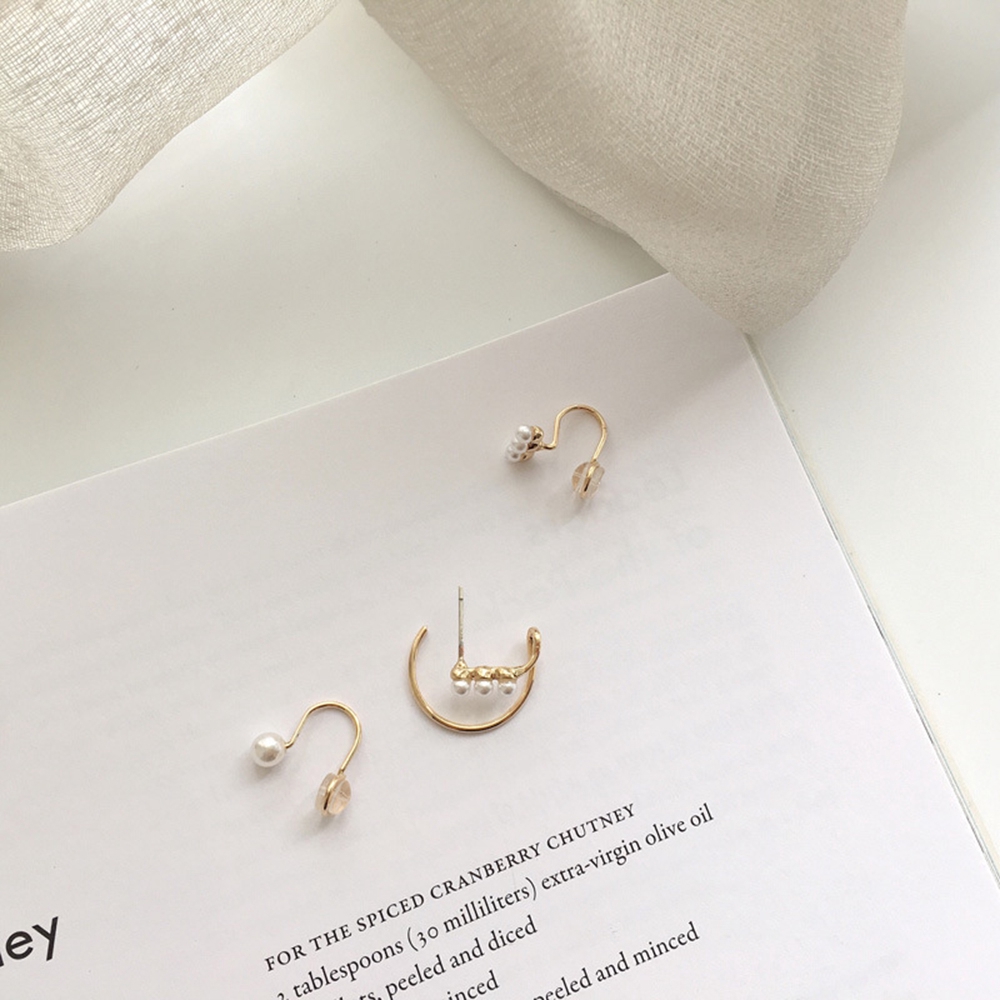 3Pcs/Set Korean Fashion All-Match Earrings For Women