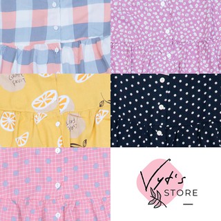 Đồ bộ nữ tole lanh lửng cổ vuông nút_01