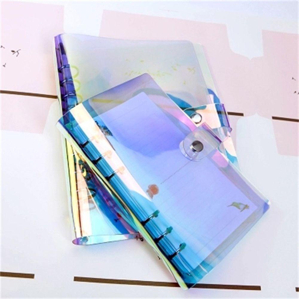 Bìa PVC Trong Suốt Lấp Lánh Đựng Tài Liệu Khổ A5 A6 A7 24