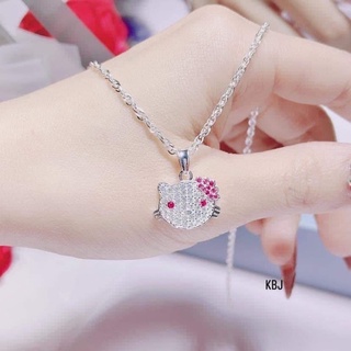 Dây chuyền bạc mèo kity