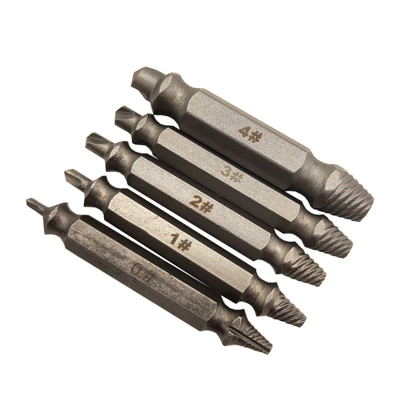 Bộ 5 mũi khoan phá ốc vít hư Krachtige bằng thép không gỉ s2