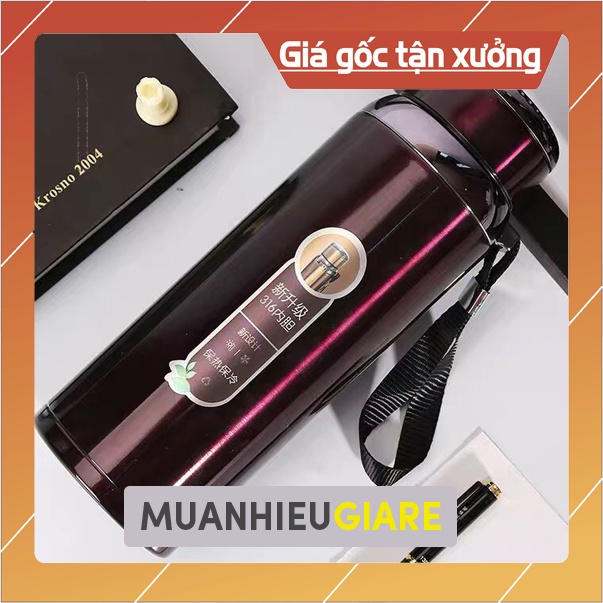 Bình giữ nhiệt INOX SUS 316 phong cách thể thao, Có Tấm Lọc muanhieugiare8686