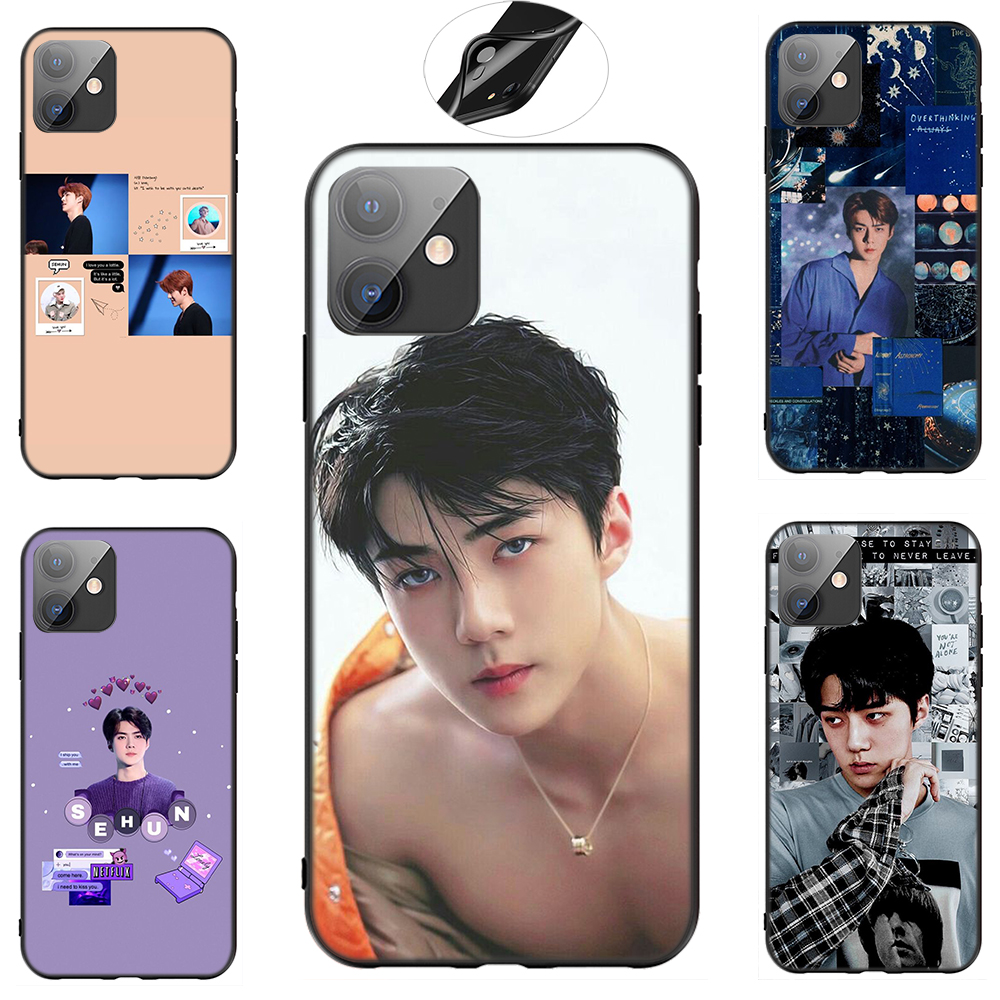 Ốp điện thoại mềm hình SEHUN EXO 78SF cho iPhone 12 Mini 11 Pro Max 12mini