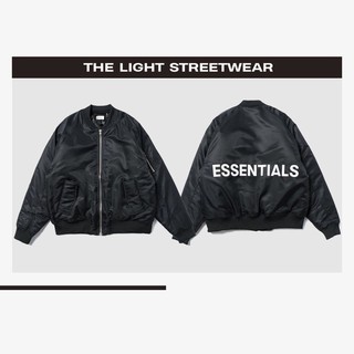 Áo khoác bomber jacket Essentials bản đẹp unisex